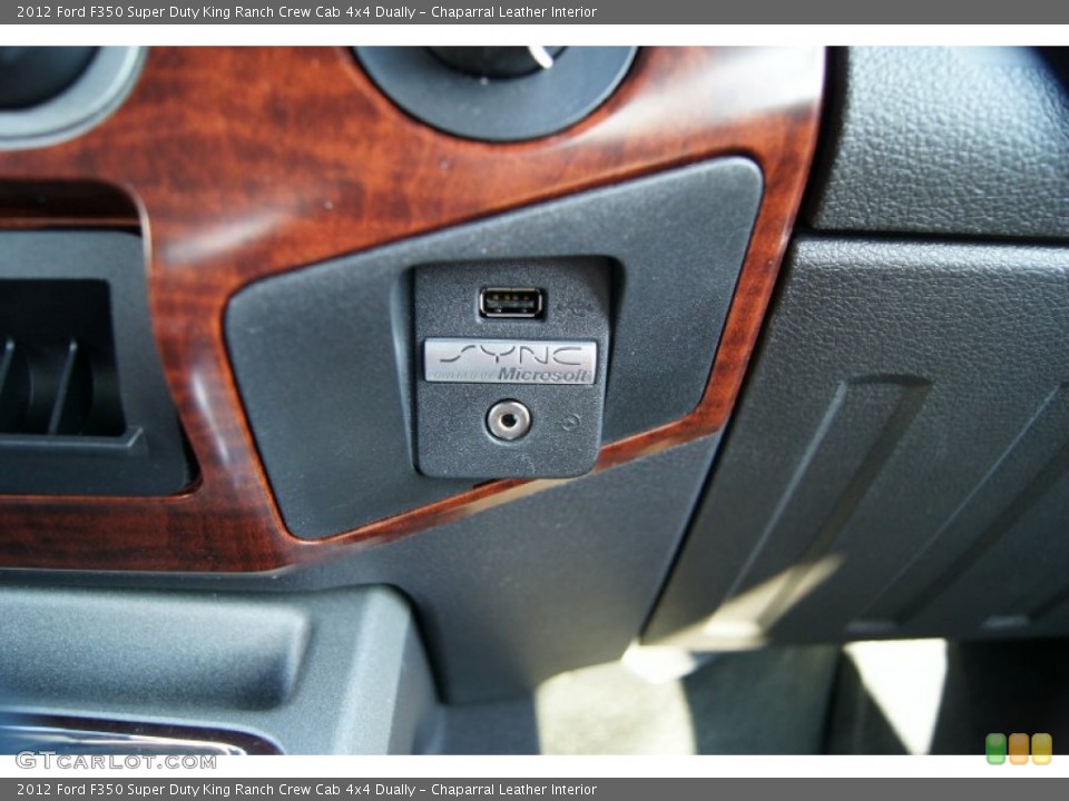 Chaparral Leather Interior Controls for the 2012 Ford F350 Super Duty King Ranch Crew Cab 4x4 Dually #56178053