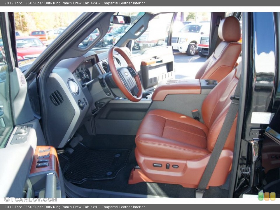 Chaparral Leather Interior Photo for the 2012 Ford F350 Super Duty King Ranch Crew Cab 4x4 #56178545
