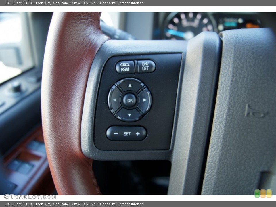 Chaparral Leather Interior Controls for the 2012 Ford F350 Super Duty King Ranch Crew Cab 4x4 #56178698