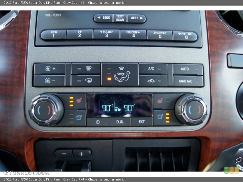 Chaparral Leather Interior Controls for the 2012 Ford F350 Super Duty King Ranch Crew Cab 4x4 #56178734