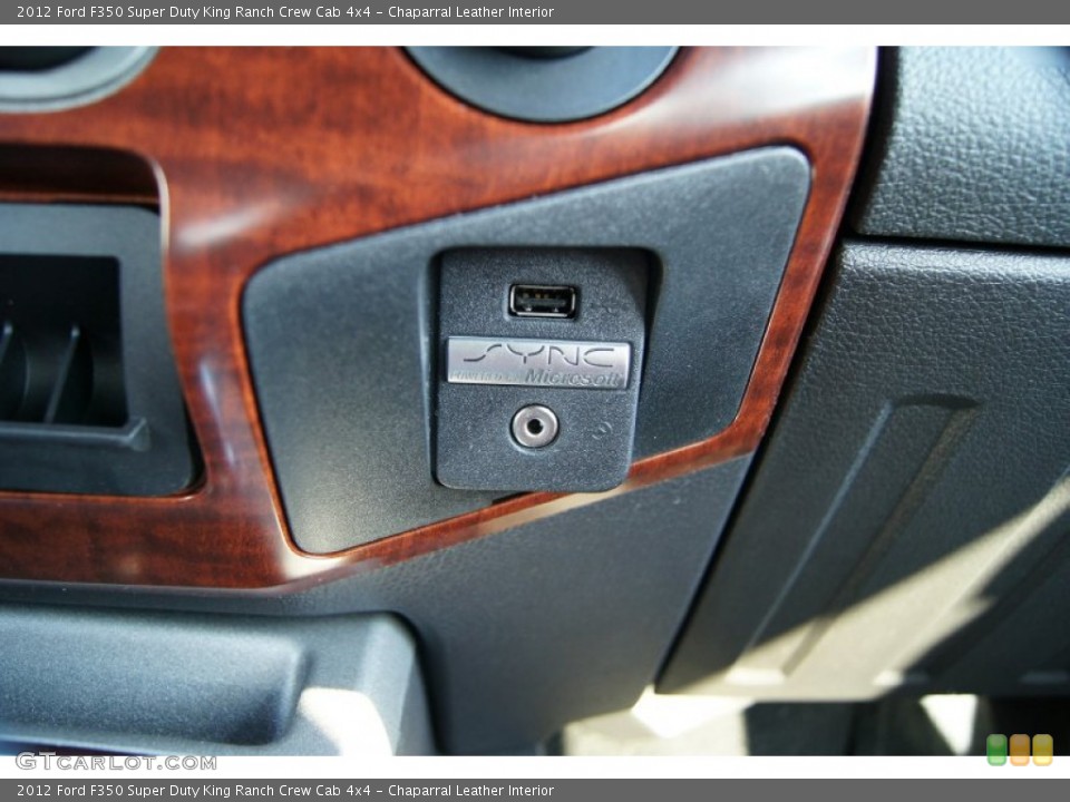 Chaparral Leather Interior Controls for the 2012 Ford F350 Super Duty King Ranch Crew Cab 4x4 #56178746