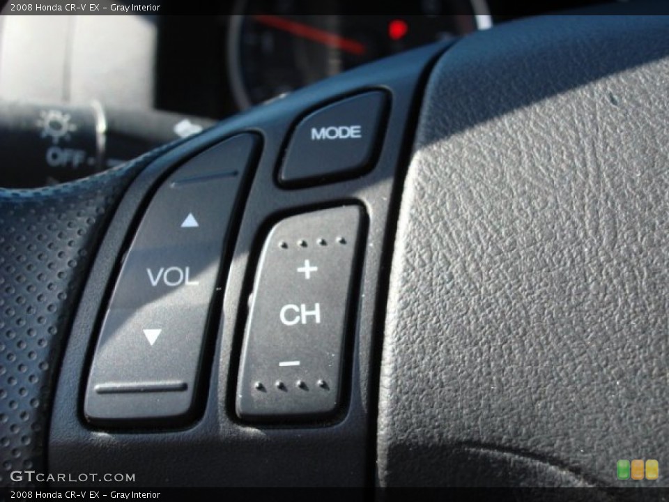 Gray Interior Controls for the 2008 Honda CR-V EX #56180327