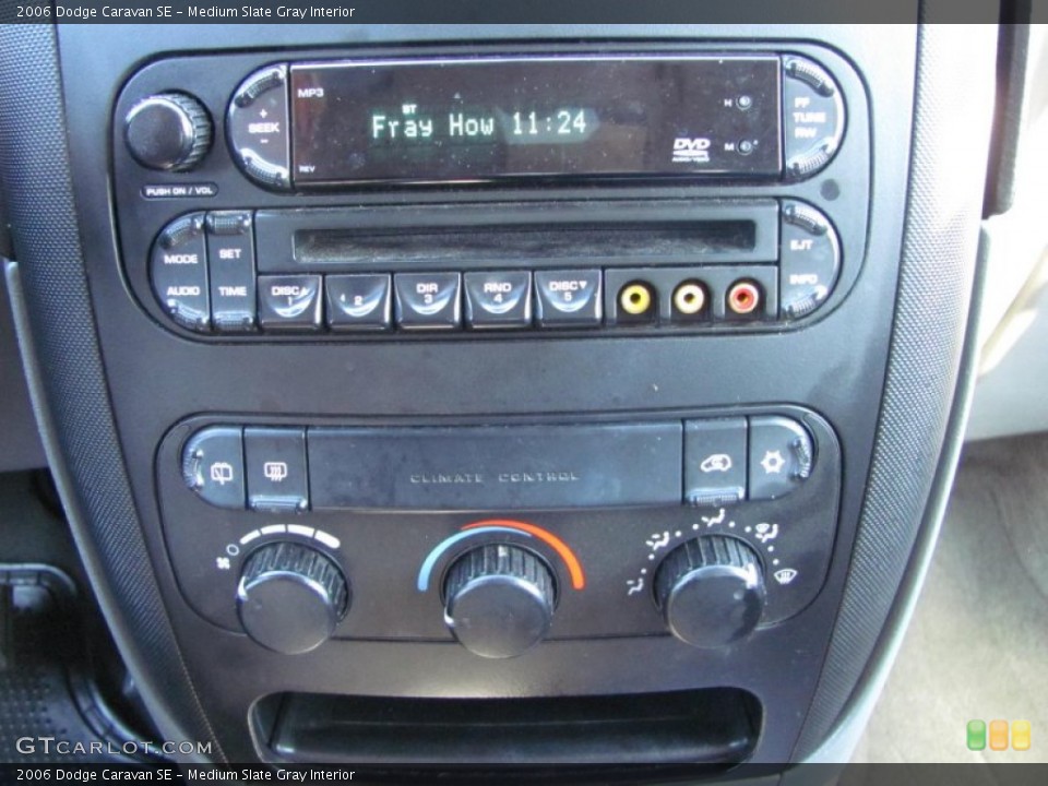 Medium Slate Gray Interior Audio System for the 2006 Dodge Caravan SE #56180889