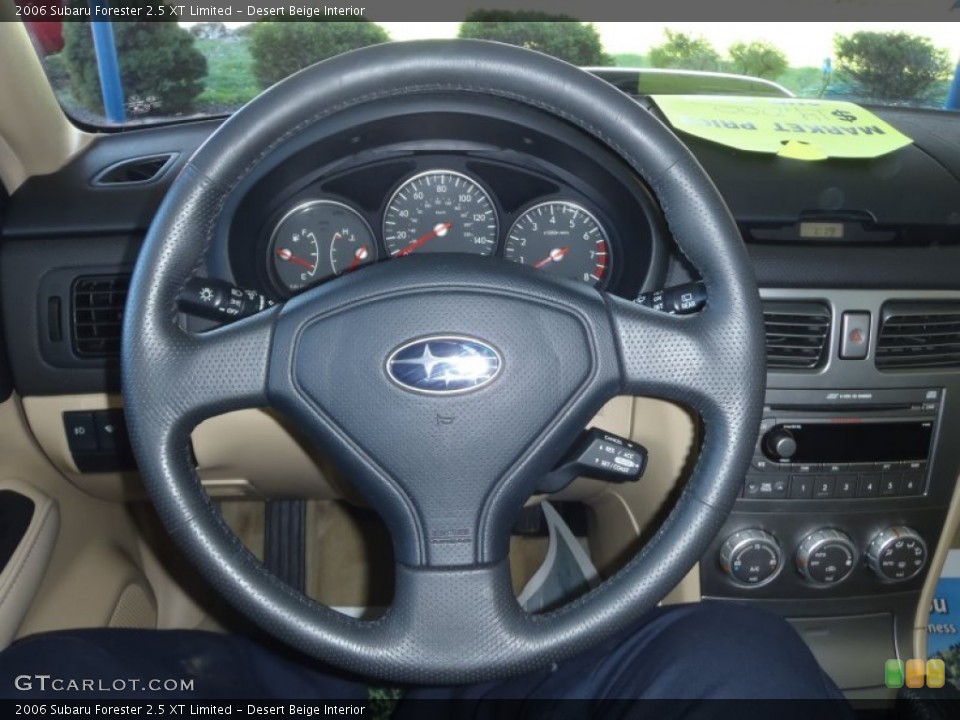 Desert Beige Interior Steering Wheel for the 2006 Subaru Forester 2.5 XT Limited #56181845
