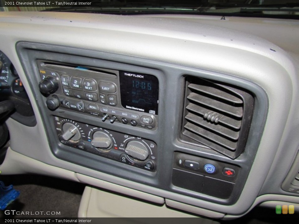 Tan/Neutral Interior Controls for the 2001 Chevrolet Tahoe LT #56182349