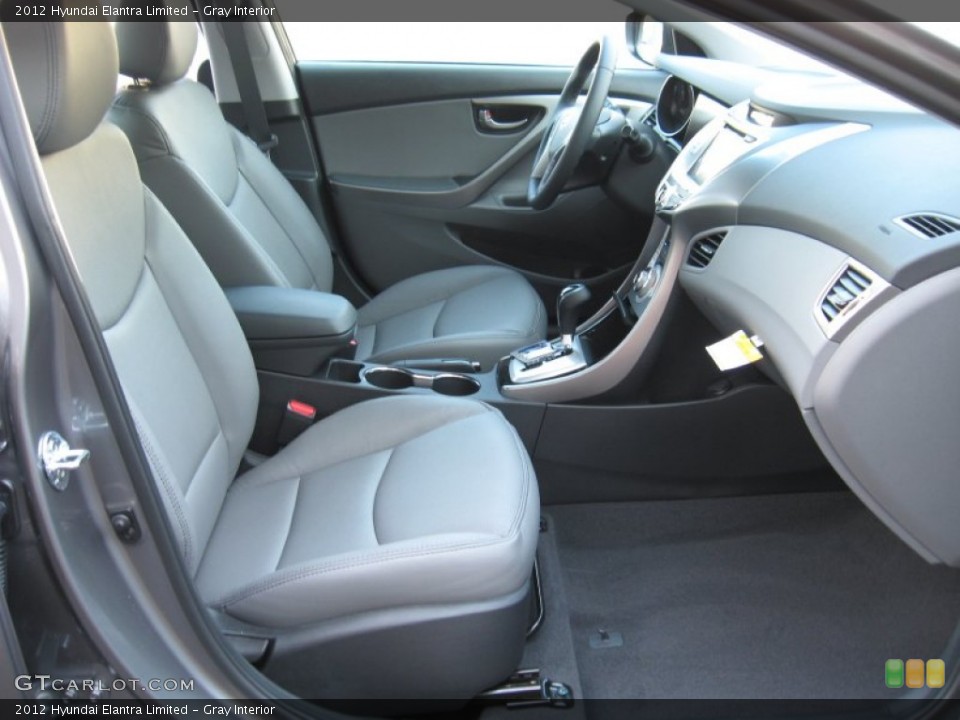 Gray Interior Photo for the 2012 Hyundai Elantra Limited #56183381