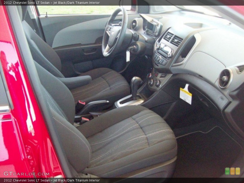 Jet Black/Dark Titanium Interior Photo for the 2012 Chevrolet Sonic LT Sedan #56183714