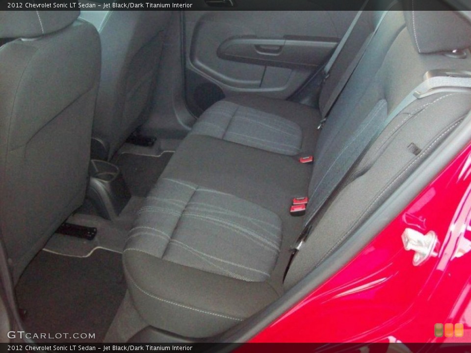 Jet Black/Dark Titanium Interior Photo for the 2012 Chevrolet Sonic LT Sedan #56183789