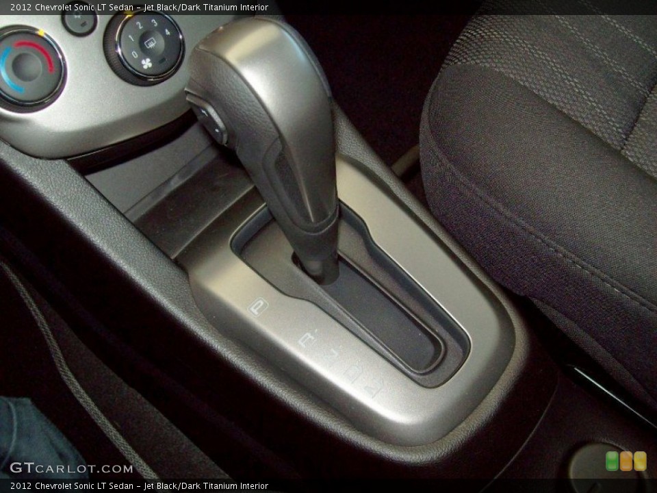 Jet Black/Dark Titanium Interior Transmission for the 2012 Chevrolet Sonic LT Sedan #56183813
