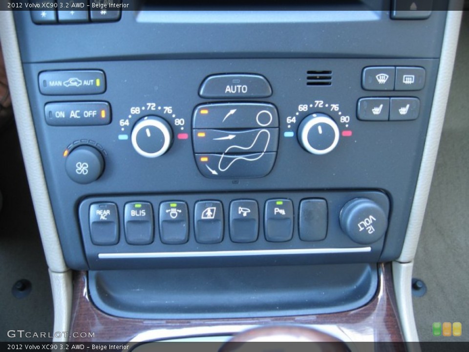 Beige Interior Controls for the 2012 Volvo XC90 3.2 AWD #56183951