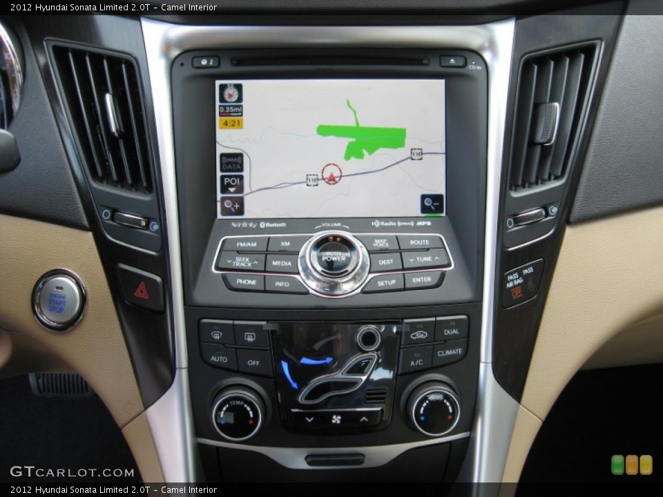 Camel Interior Controls for the 2012 Hyundai Sonata Limited 2.0T #56184386