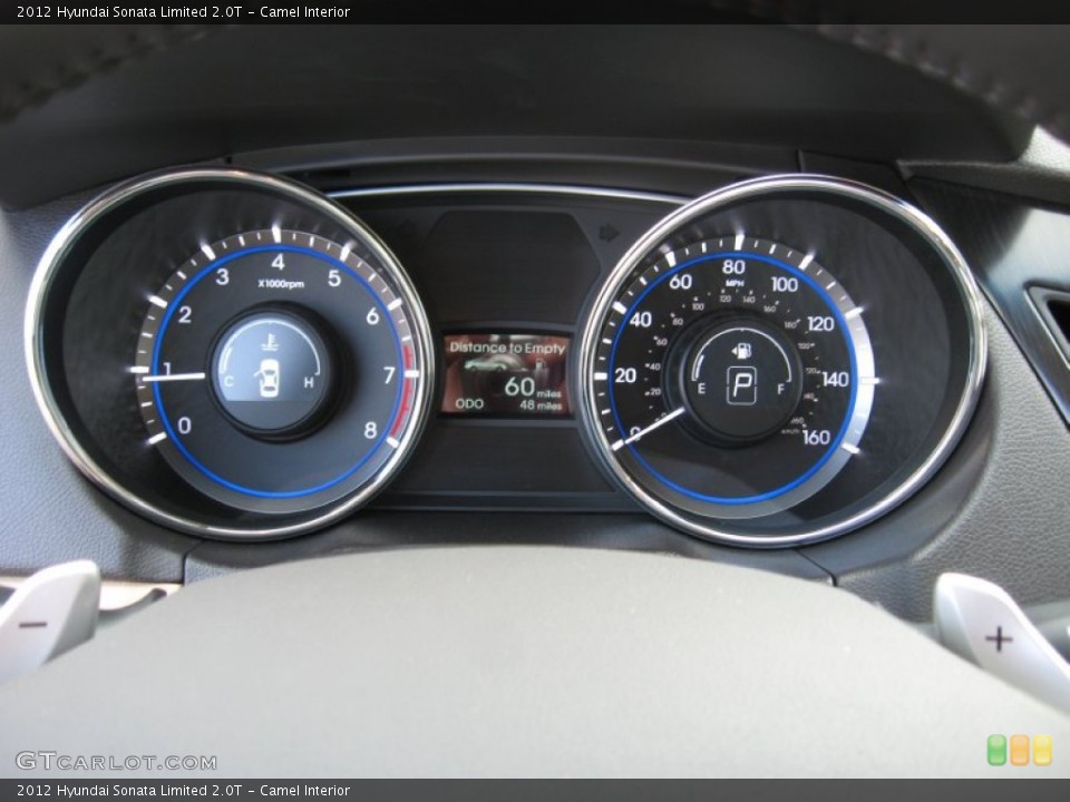 Camel Interior Gauges for the 2012 Hyundai Sonata Limited 2.0T #56184395