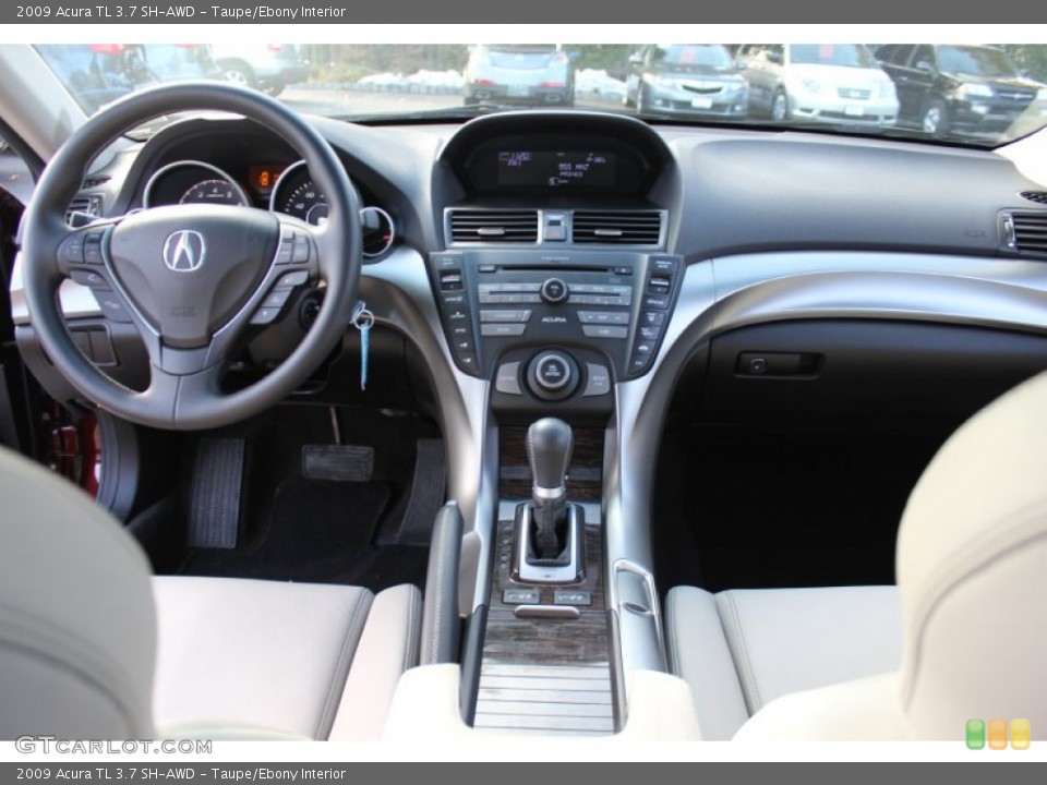 Taupe/Ebony Interior Dashboard for the 2009 Acura TL 3.7 SH-AWD #56184617