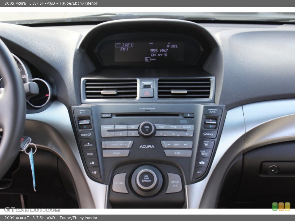 Taupe/Ebony Interior Controls for the 2009 Acura TL 3.7 SH-AWD #56184632