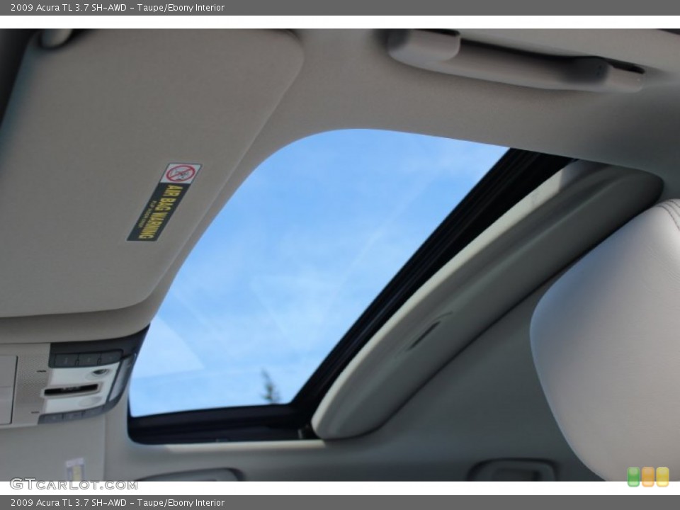 Taupe/Ebony Interior Sunroof for the 2009 Acura TL 3.7 SH-AWD #56184638