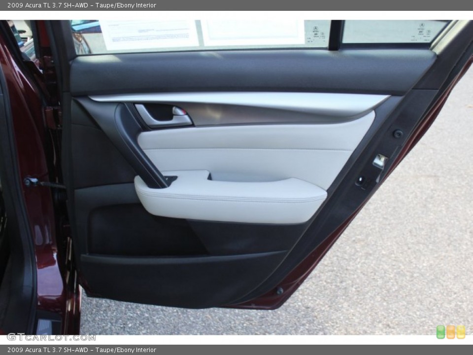 Taupe/Ebony Interior Door Panel for the 2009 Acura TL 3.7 SH-AWD #56184647