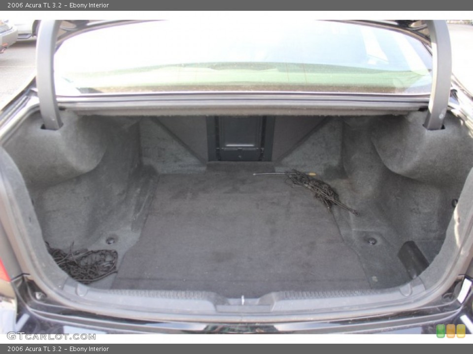 Ebony Interior Trunk for the 2006 Acura TL 3.2 #56184827