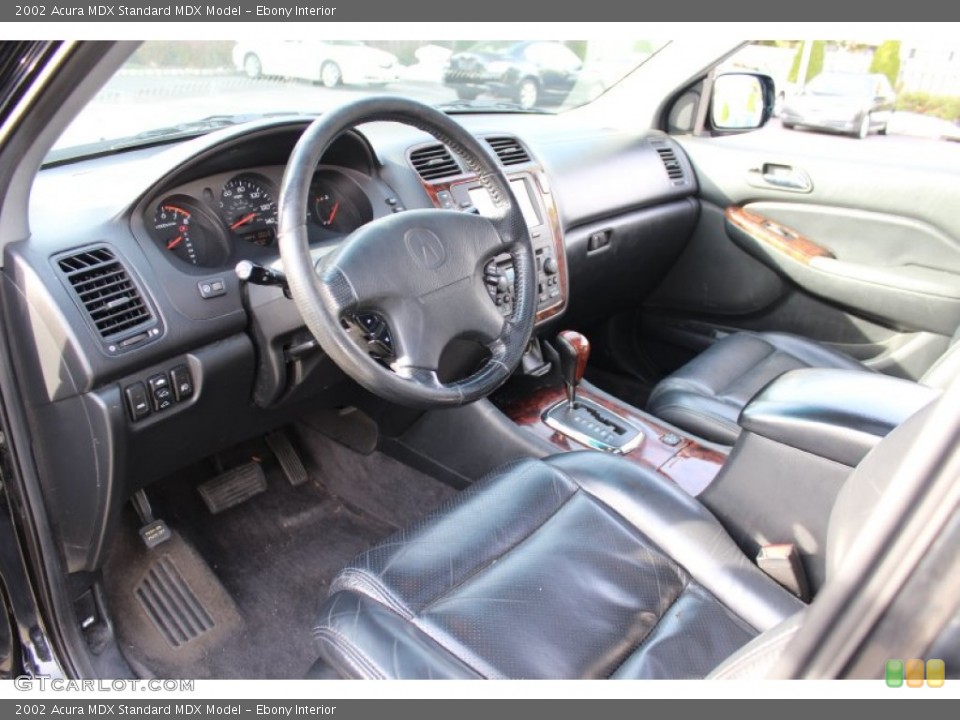 Ebony Interior Prime Interior for the 2002 Acura MDX  #56184890