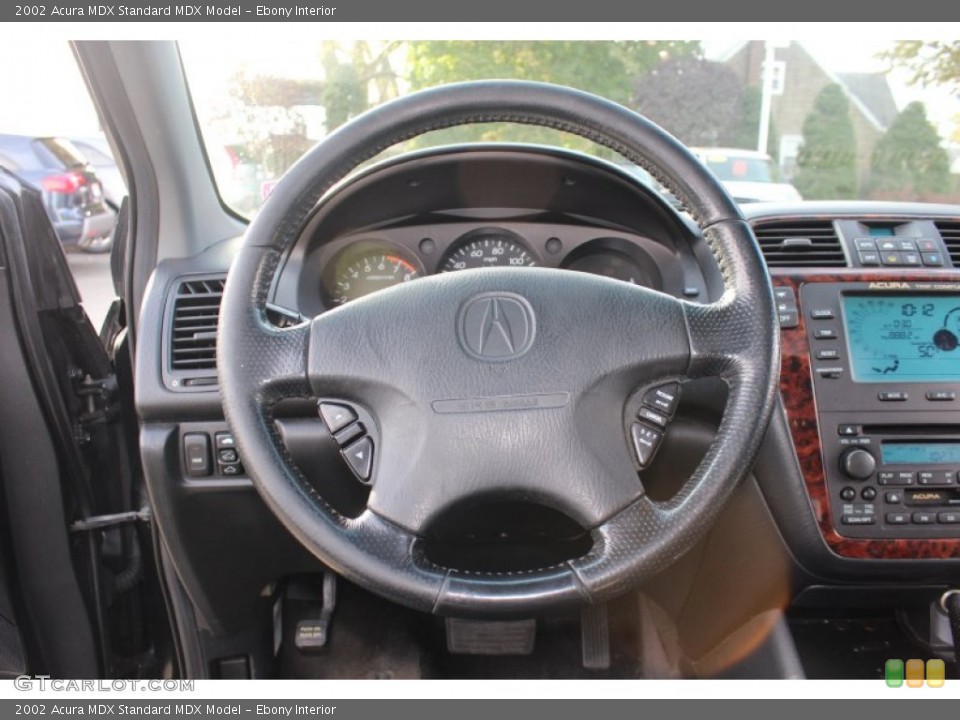 Ebony Interior Steering Wheel for the 2002 Acura MDX  #56184902