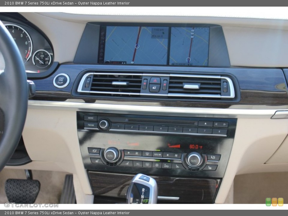 Oyster Nappa Leather Interior Controls for the 2010 BMW 7 Series 750Li xDrive Sedan #56185100