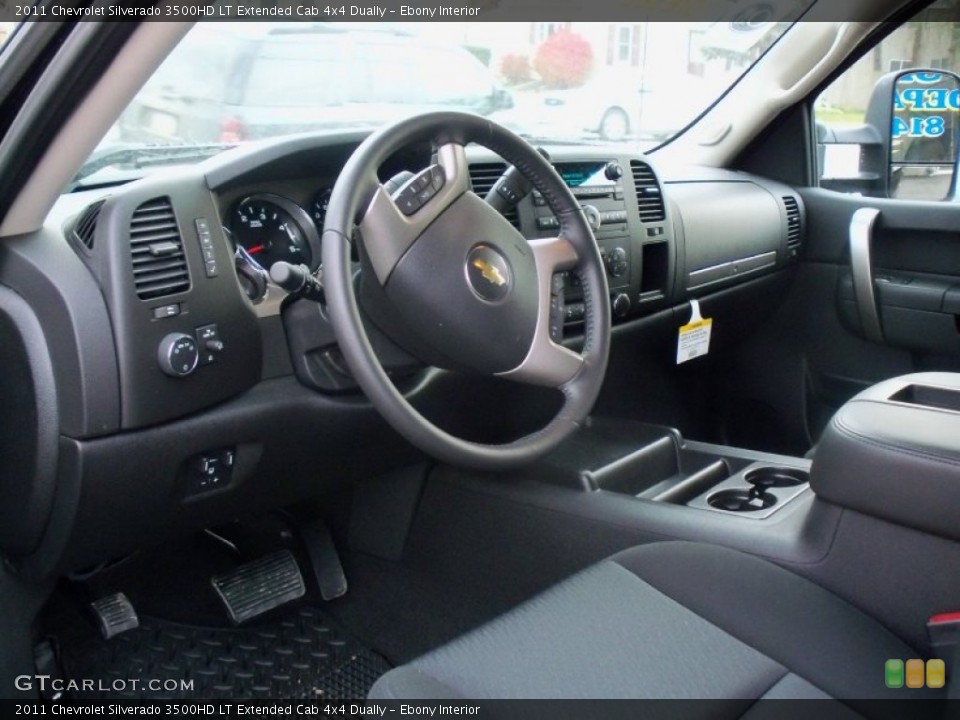 Ebony Interior Dashboard for the 2011 Chevrolet Silverado 3500HD LT Extended Cab 4x4 Dually #56186240