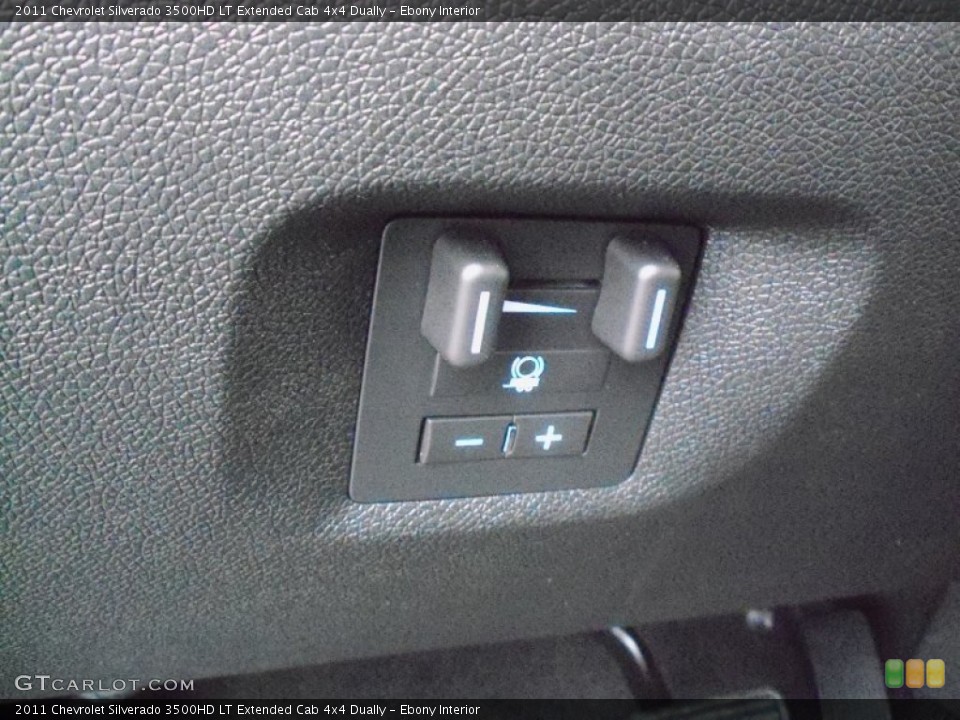 Ebony Interior Controls for the 2011 Chevrolet Silverado 3500HD LT Extended Cab 4x4 Dually #56186246