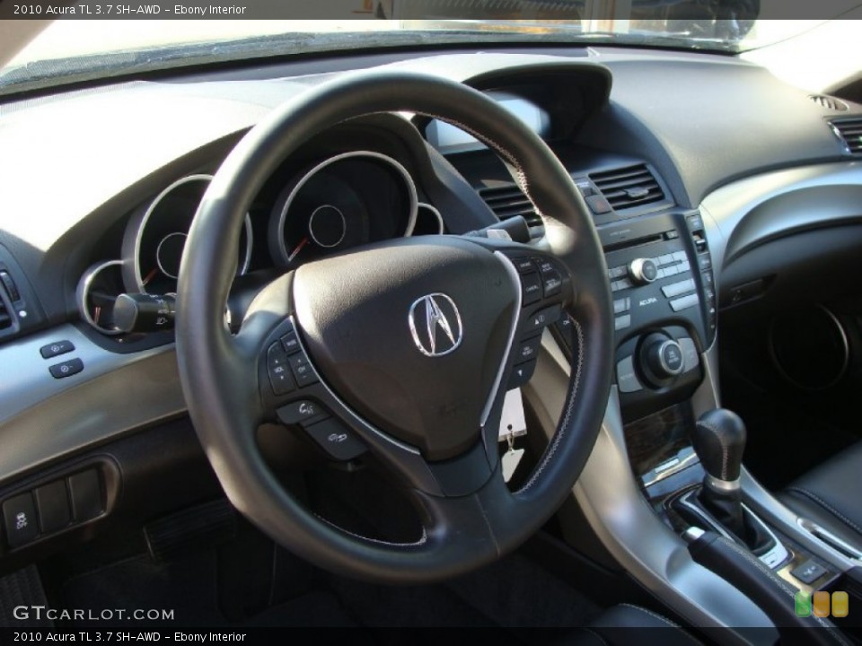Ebony Interior Steering Wheel for the 2010 Acura TL 3.7 SH-AWD #56192453