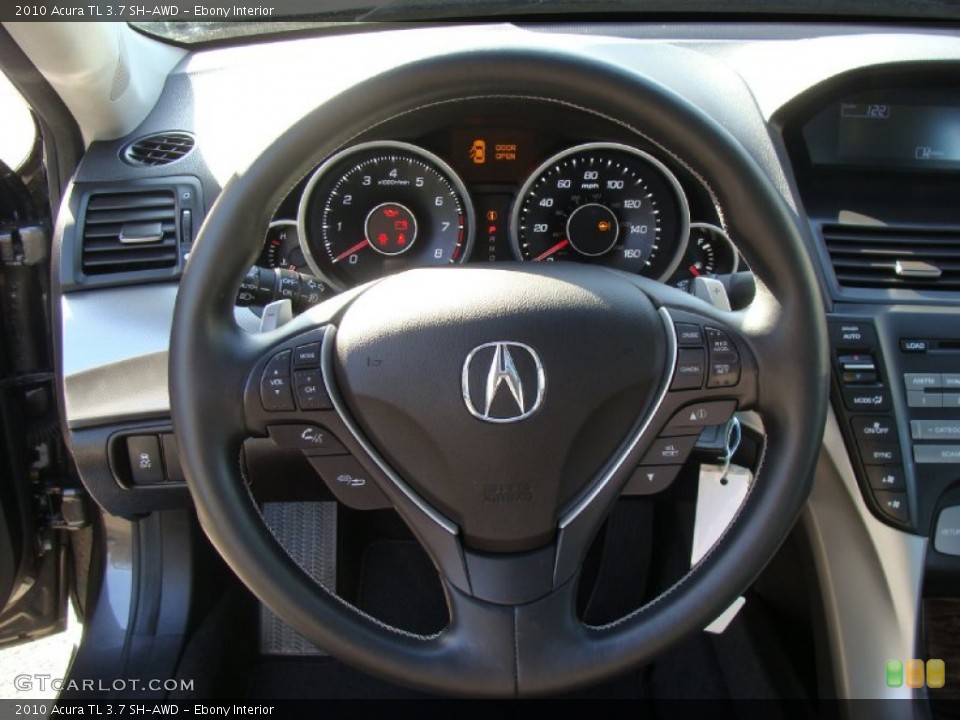 Ebony Interior Steering Wheel for the 2010 Acura TL 3.7 SH-AWD #56192471