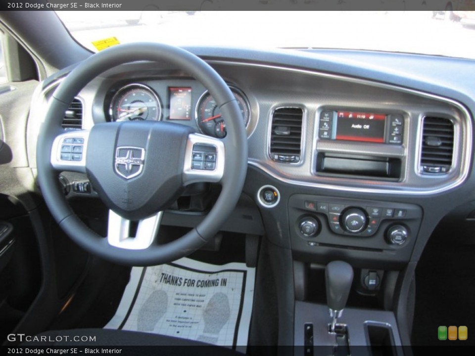 Black Interior Dashboard for the 2012 Dodge Charger SE #56192795