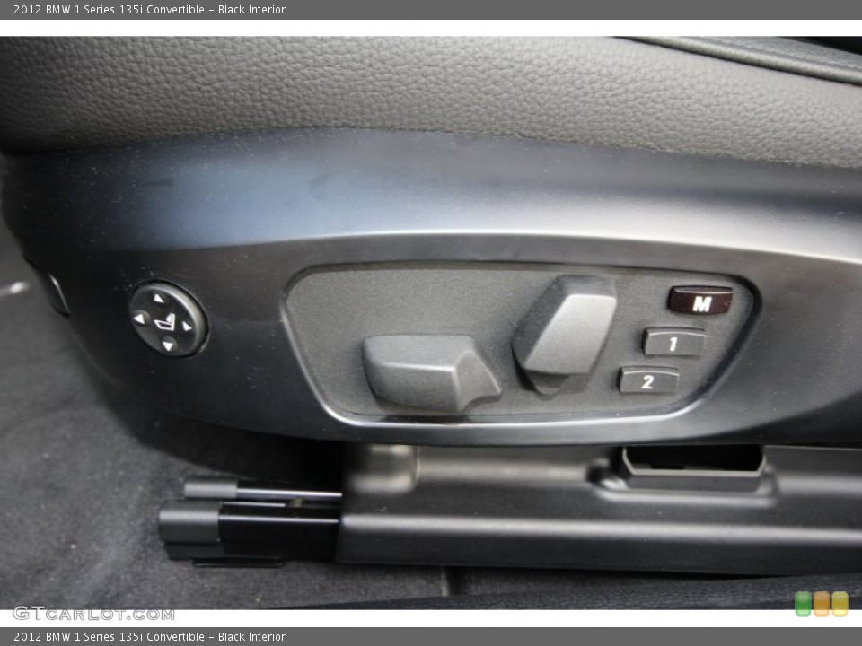 Black Interior Controls for the 2012 BMW 1 Series 135i Convertible #56195027