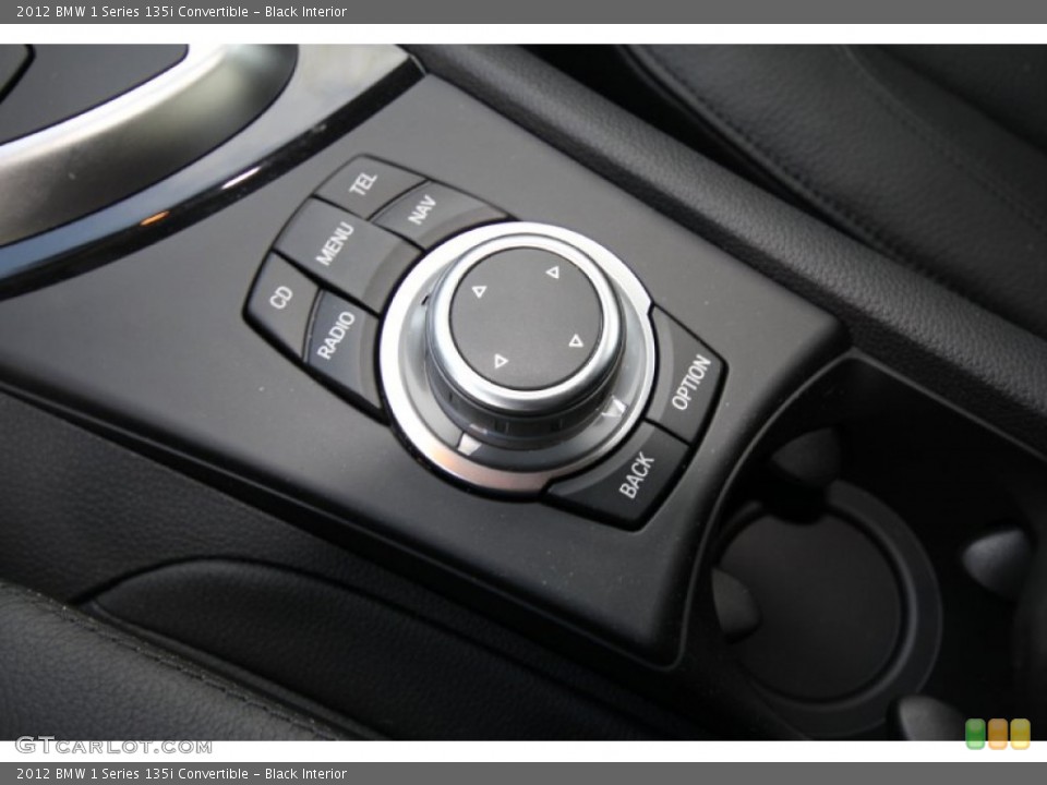 Black Interior Controls for the 2012 BMW 1 Series 135i Convertible #56195060