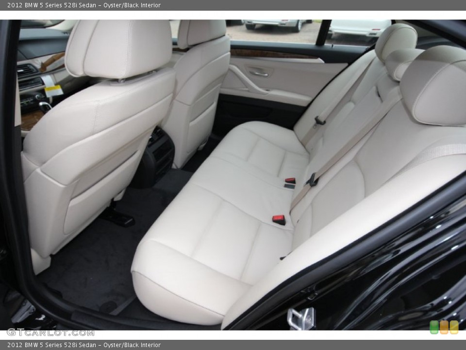 Oyster/Black Interior Photo for the 2012 BMW 5 Series 528i Sedan #56195711