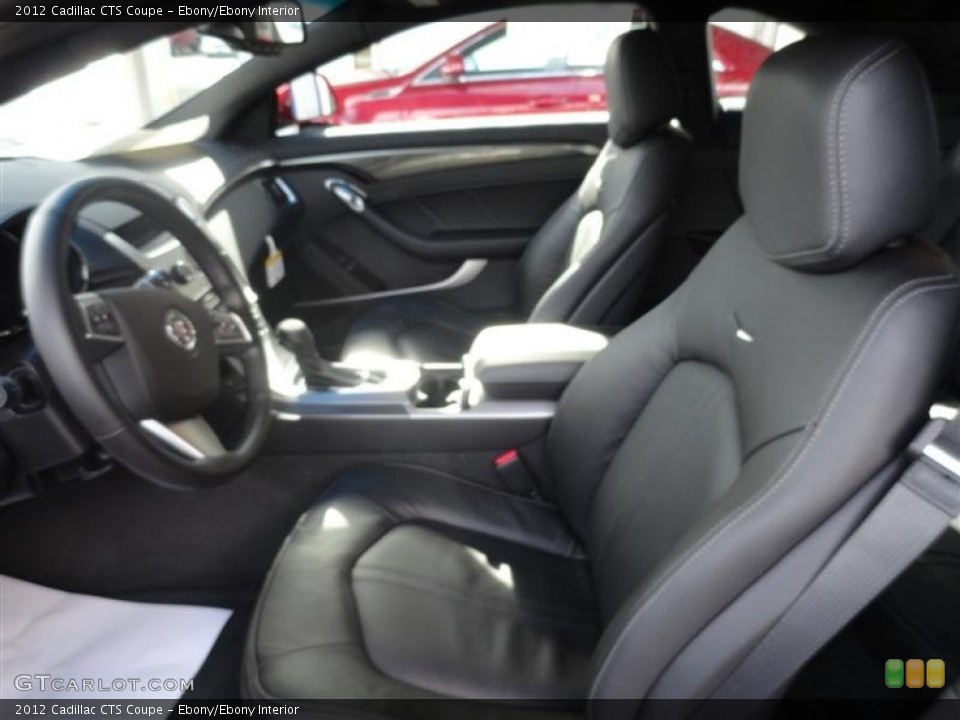 Ebony/Ebony Interior Photo for the 2012 Cadillac CTS Coupe #56196485