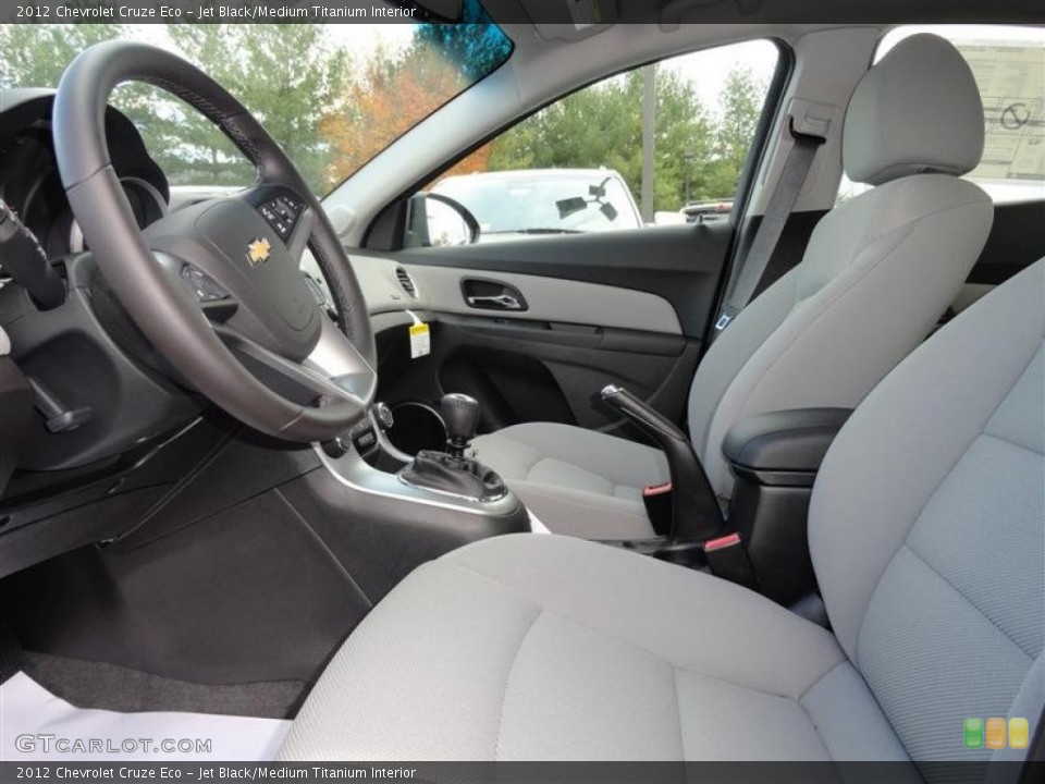 Jet Black/Medium Titanium Interior Photo for the 2012 Chevrolet Cruze Eco #56196971