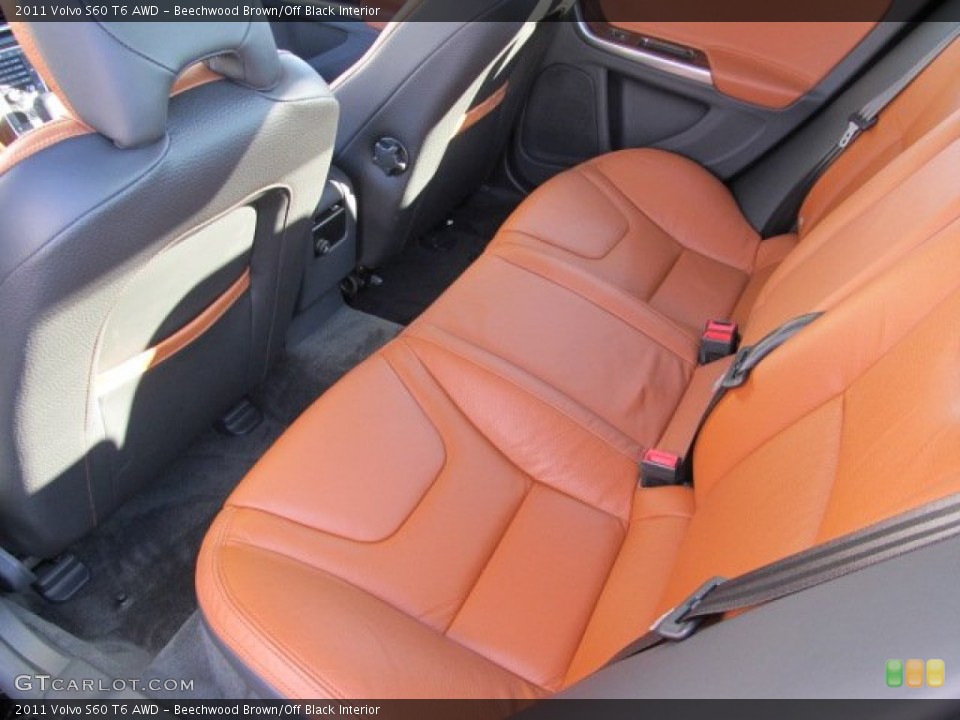 Beechwood Brown/Off Black Interior Photo for the 2011 Volvo S60 T6 AWD #56197773