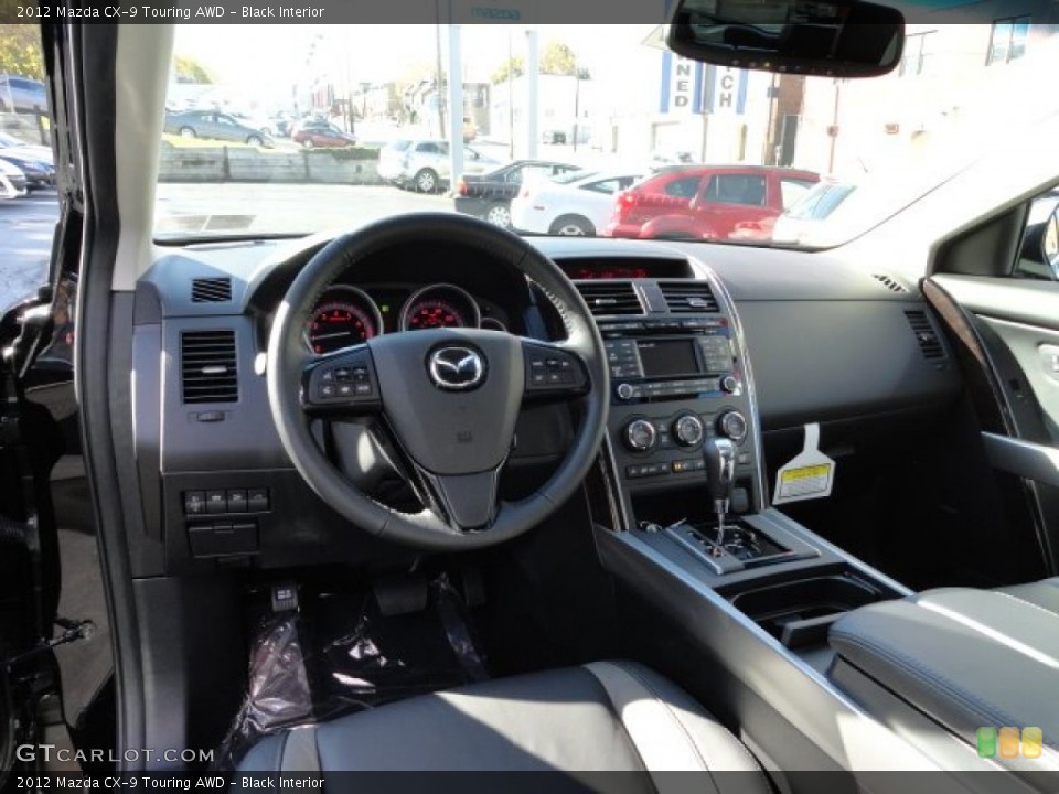 Black Interior Photo for the 2012 Mazda CX-9 Touring AWD #56200301