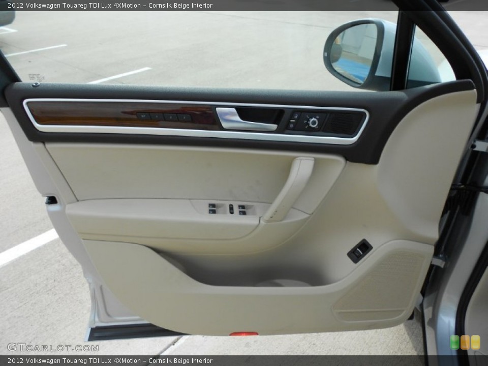 Cornsilk Beige Interior Door Panel for the 2012 Volkswagen Touareg TDI Lux 4XMotion #56200307