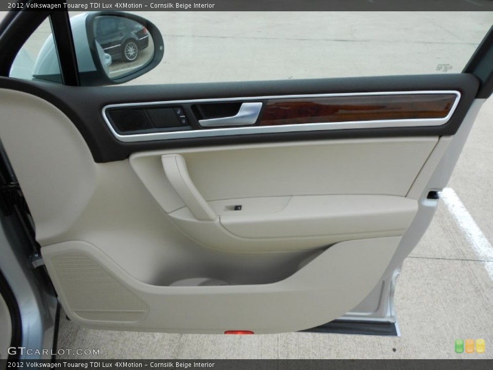 Cornsilk Beige Interior Door Panel for the 2012 Volkswagen Touareg TDI Lux 4XMotion #56200316