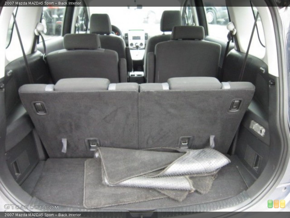 Black Interior Trunk for the 2007 Mazda MAZDA5 Sport #56200508