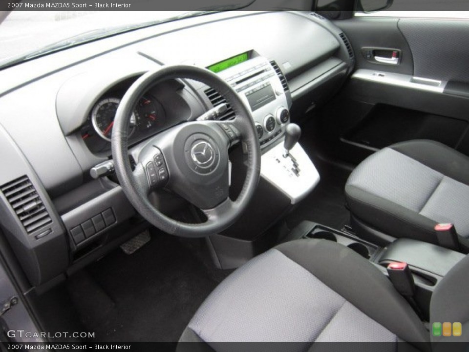 Black Interior Photo for the 2007 Mazda MAZDA5 Sport #56200520