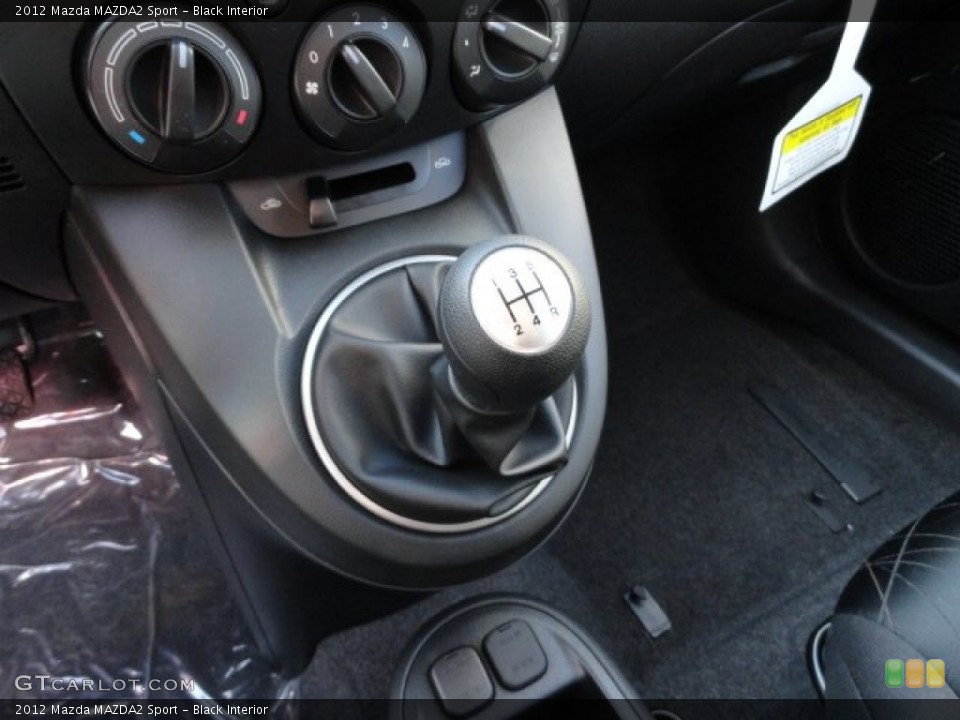 Black Interior Transmission for the 2012 Mazda MAZDA2 Sport #56200919