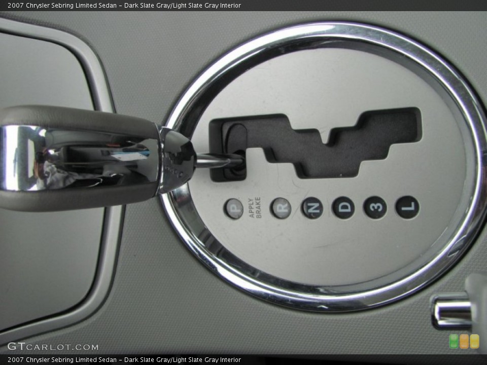 Dark Slate Gray/Light Slate Gray Interior Transmission for the 2007 Chrysler Sebring Limited Sedan #56202086