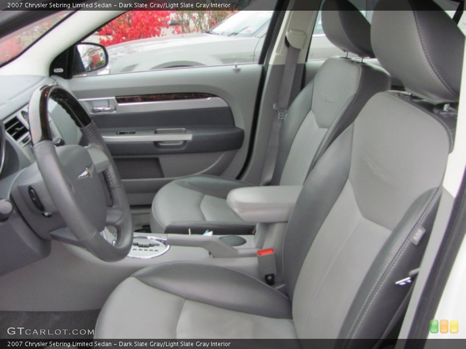 Dark Slate Gray/Light Slate Gray Interior Photo for the 2007 Chrysler Sebring Limited Sedan #56202134