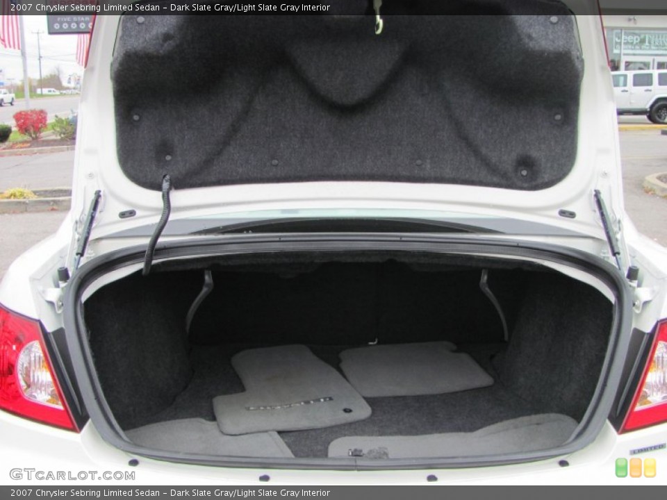 Dark Slate Gray/Light Slate Gray Interior Trunk for the 2007 Chrysler Sebring Limited Sedan #56202152