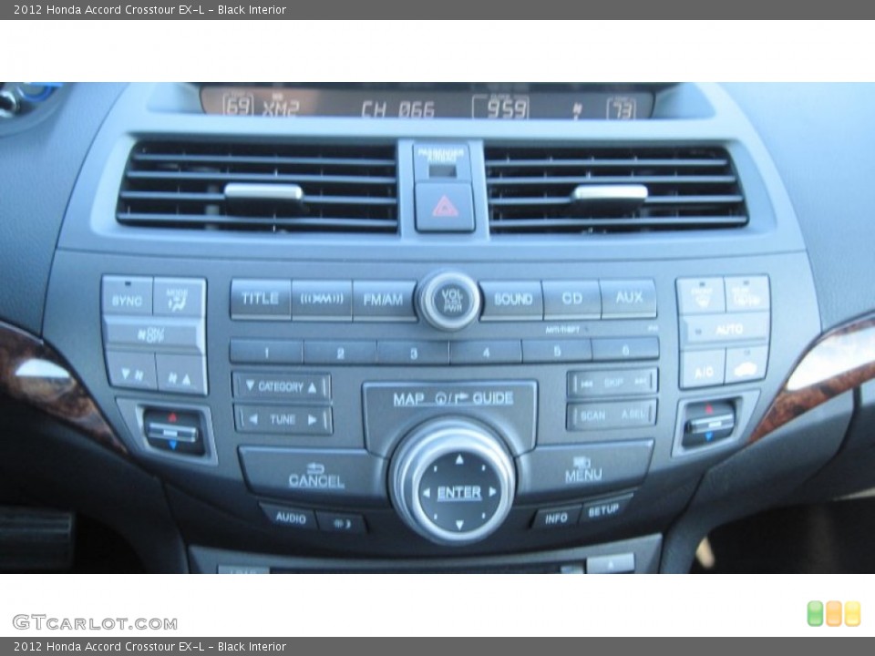 Black Interior Controls for the 2012 Honda Accord Crosstour EX-L #56203112