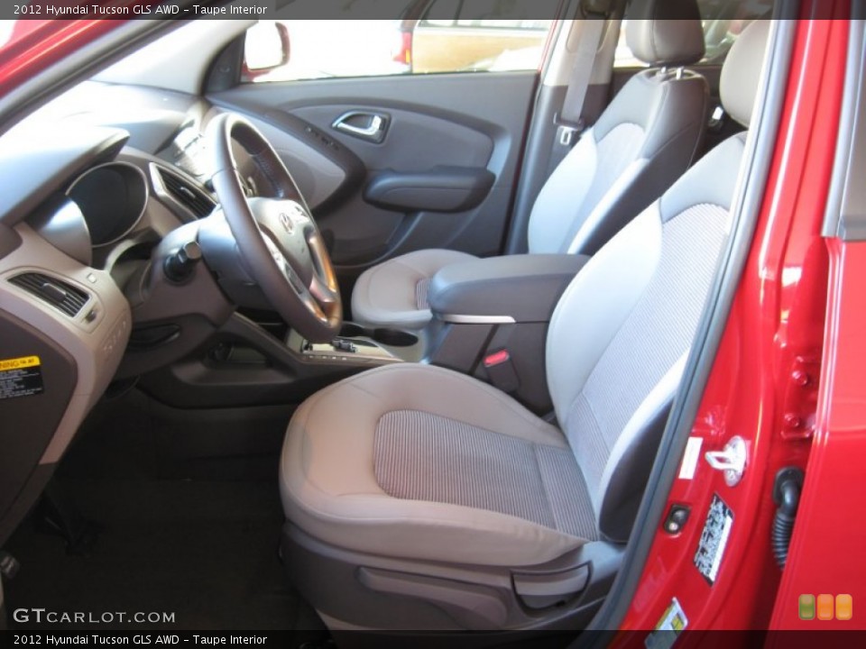 Taupe Interior Photo for the 2012 Hyundai Tucson GLS AWD #56203418
