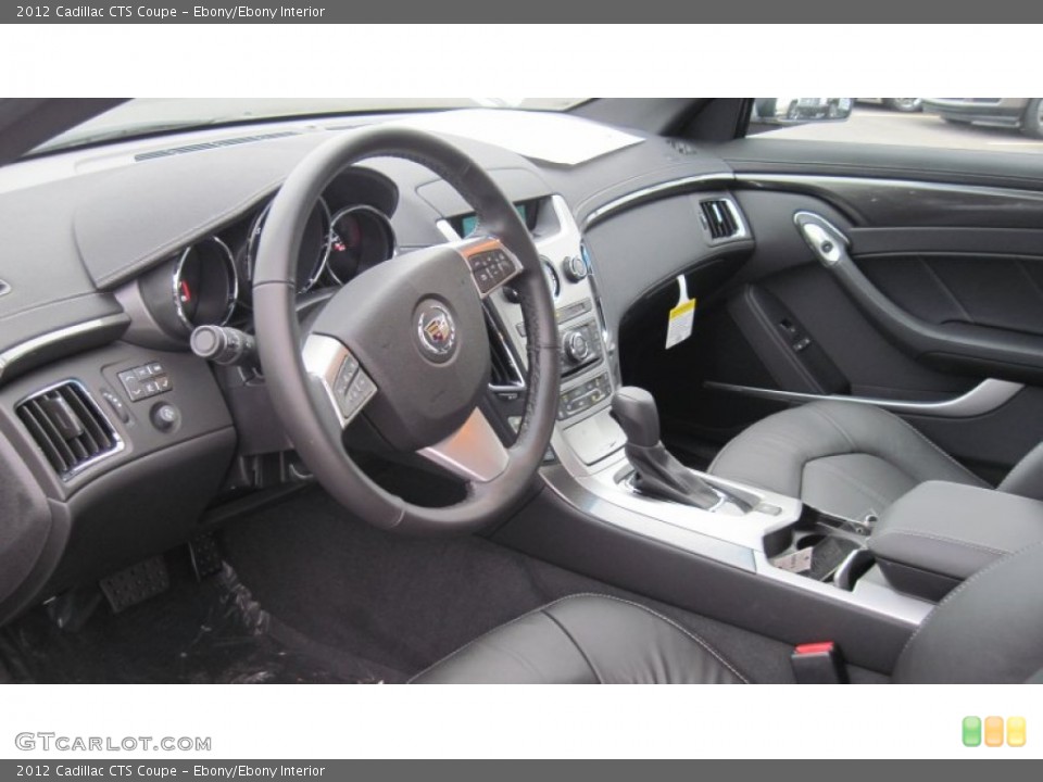 Ebony/Ebony Interior Photo for the 2012 Cadillac CTS Coupe #56206223
