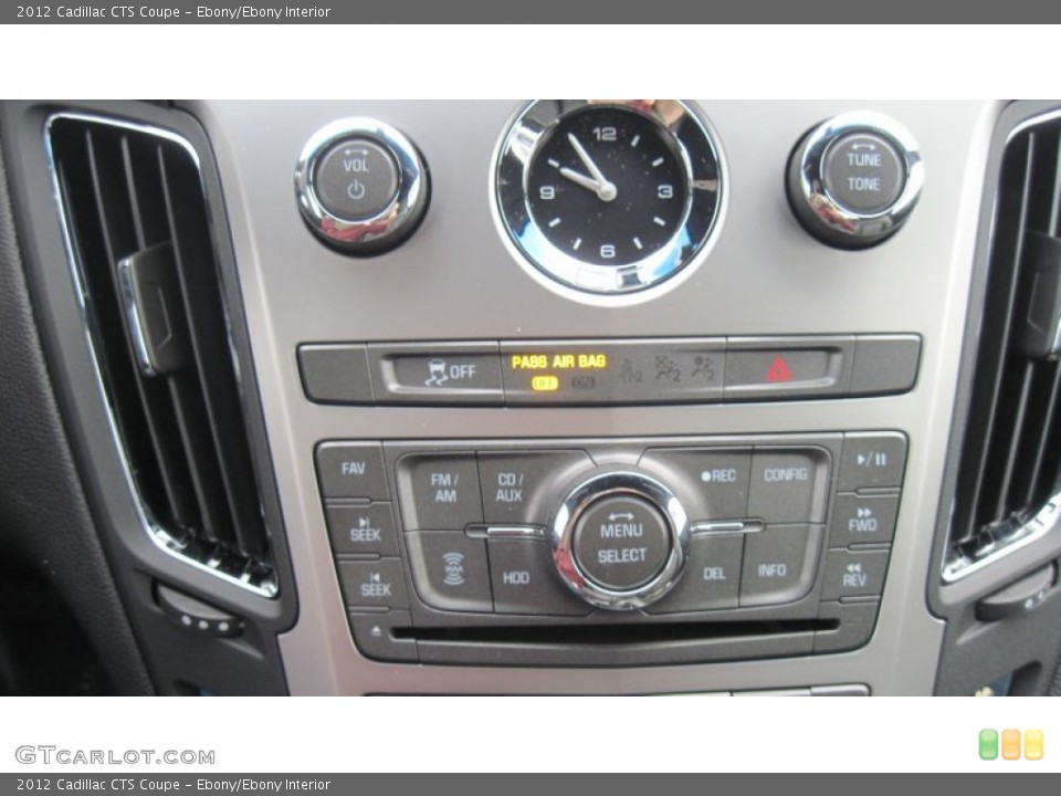 Ebony/Ebony Interior Controls for the 2012 Cadillac CTS Coupe #56206345