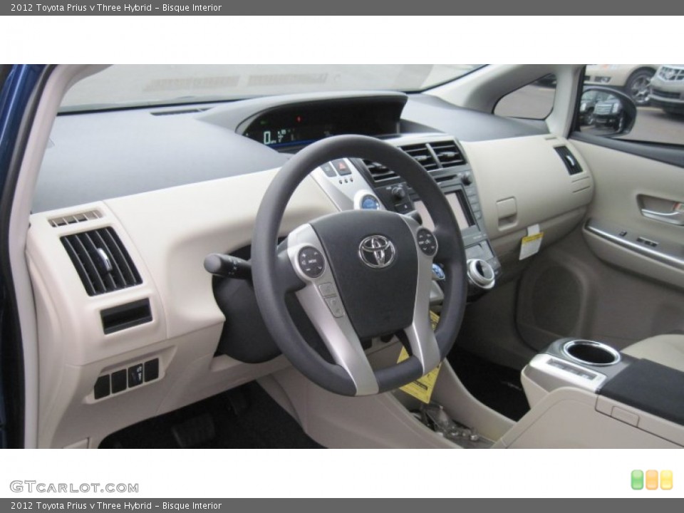 Bisque Interior Dashboard for the 2012 Toyota Prius v Three Hybrid #56206484