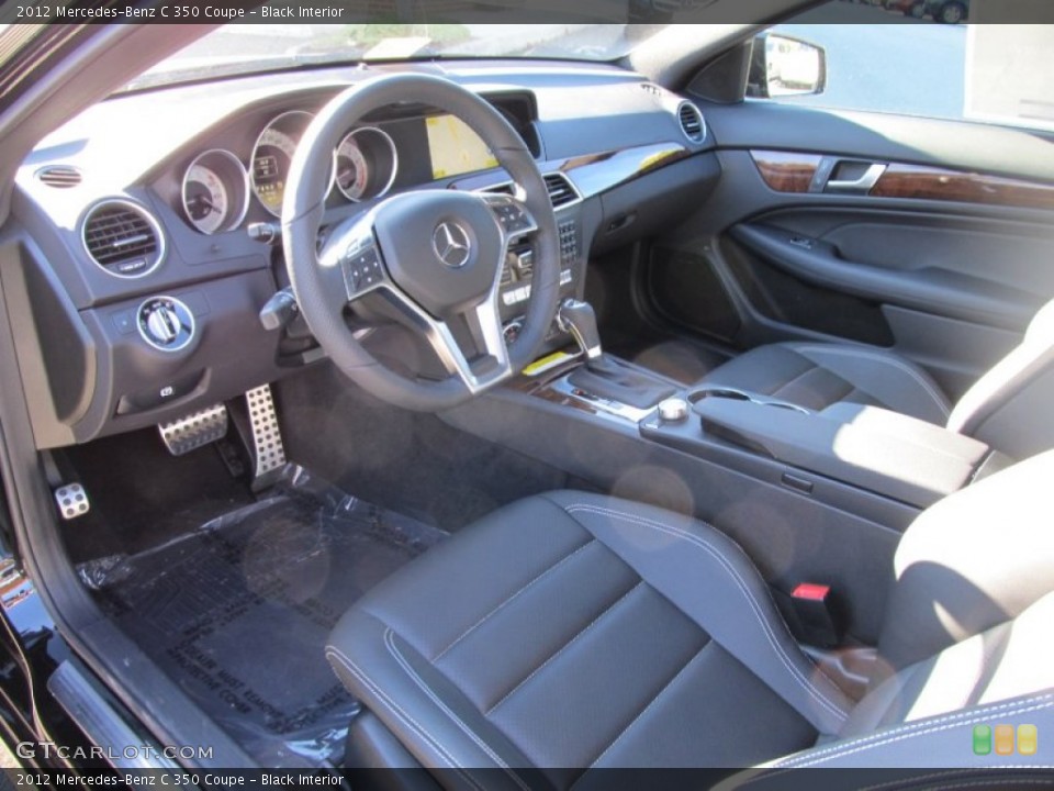 Black Interior Photo for the 2012 Mercedes-Benz C 350 Coupe #56207163